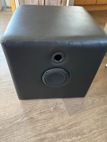 Subwoofer box - Zwart lederlook