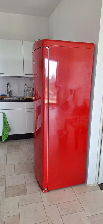 Inventum Koelvriescombinatie Rood - Mist groentela