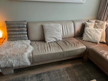 Gratis op te halen leren hoekbank