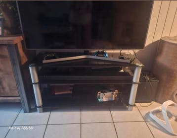 Modern glazen TV meubel 110x43x57 GRATIS