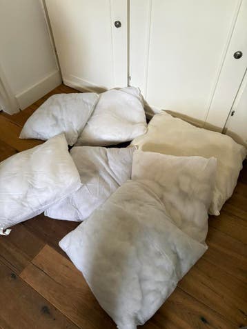 Binnenkussens kussenvulling div. GRATIS OPHALEN