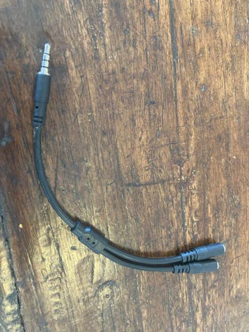 Splitter voor 3,5mm jack aansluitingen
