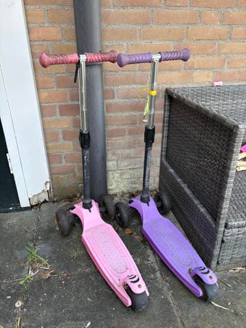 2 kindersteppen - roze en paars