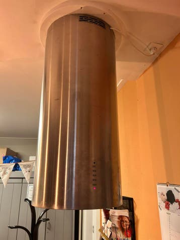 Gratis - RVS afzuigkap (eilandmodel) met verlichting