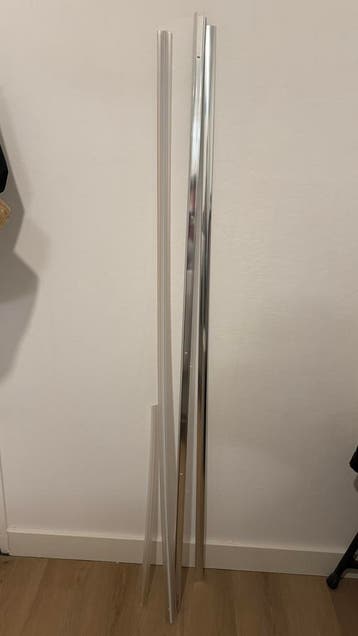 Glazen Douchedeur met Ophanging & Waterdichte Afsluiting