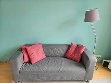 Ikea Klippan bankstel, lichtgrijs