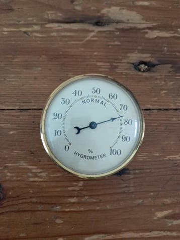 Oude luchtvochtigheidsmeter (defect)