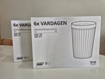 12x IKEA VARDAGEN glazen 43cl met lichte gebruikssporen