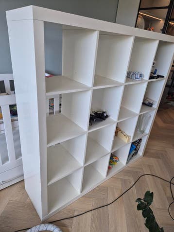 IKEA Kallax 4x4 vakkenkast, gebruikt, 149x149x39cm