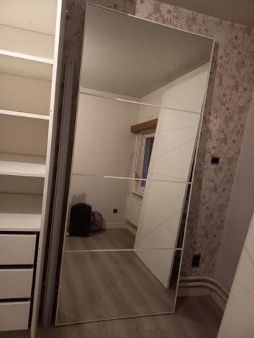 Ikea Mehamn kleerkast schuifdeuren