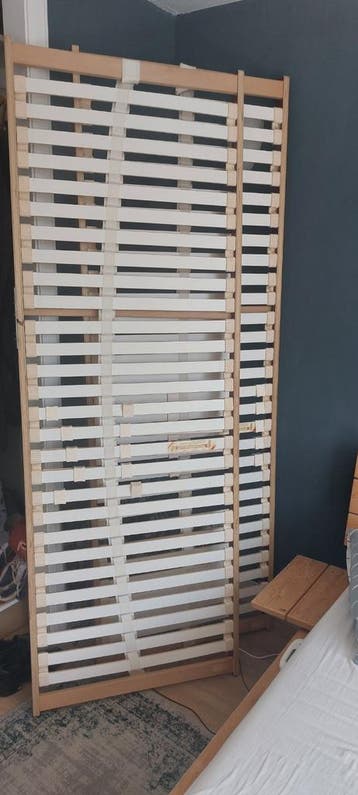 Twee gebruikte lattenbodems 70x200 cm - Gratis af te halen