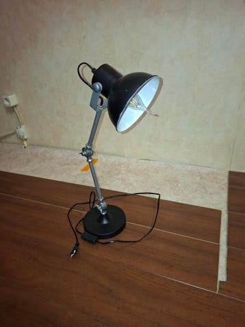 Verstelbare bureaulamp - Zwart/Grijs