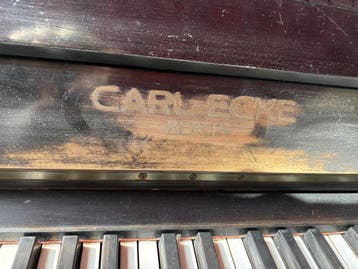 Carl ecke concert piano