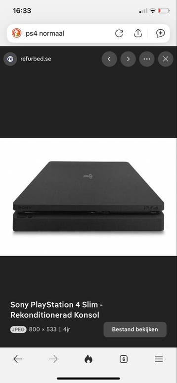 ZsmPS4 Slim (zonder controller) ruilen voor elektrische step