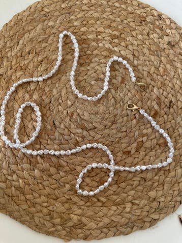 Telefoonkoord met parels