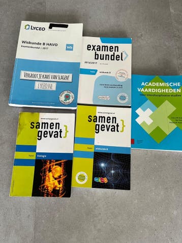 Lyceo, Examenbundel & Samengevat HAVO Wiskunde B & Biologie