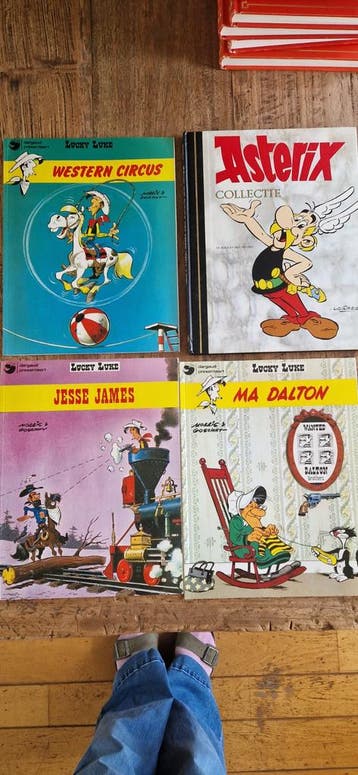 Asterix en Lucky Luke stripboeken