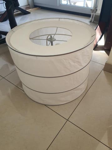 Witte grote hanglamp IKEA