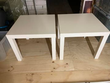 2x IKEA Lack tafeltje - Wit