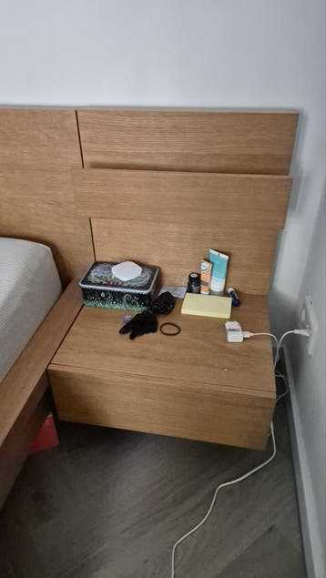 Nachtkastje voor Ikea Malm bed