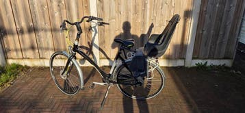 Sparta moederfiets met kinderzitje