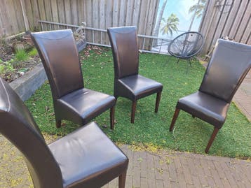 4  eetkamerstoelen