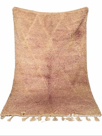 Handgemaakt Marokkaans wollen tapijt