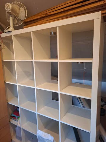 Kallaxkast met spotjes 5x5 vakken