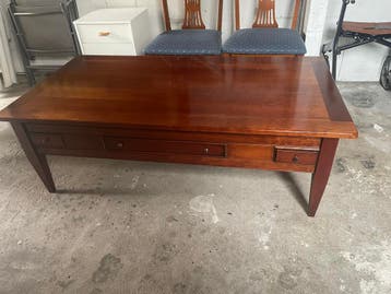 salontafel mahoniehout 145 * 75 cm