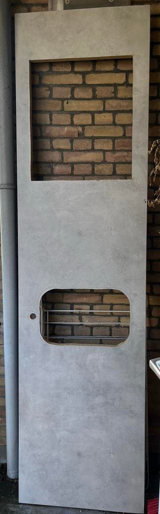 Ikea keukenblad Ekbacken lichtgrijs betonpatroon 63,4x242