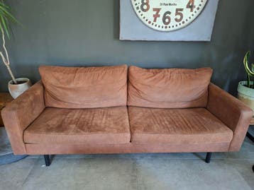 Bank Colin stof cognac Leen Bakker