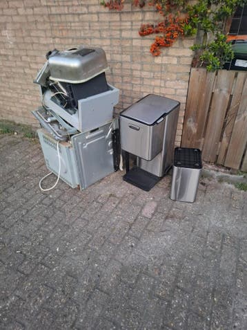 Oud ijzer en apparaten gratis af te halen