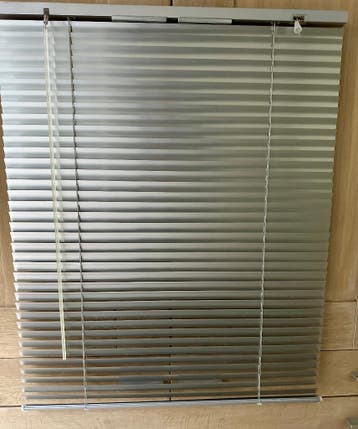 2x Aluminium jaloezieën - zilvergrijs 72x88cm