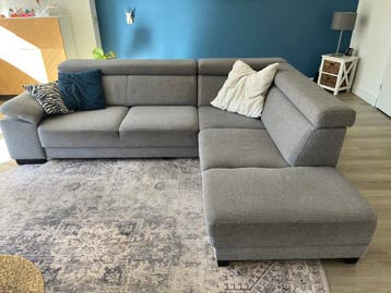 Hoekbank grijs