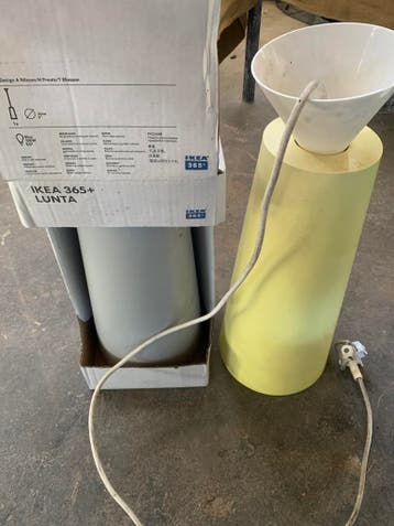 2x ikea lamp