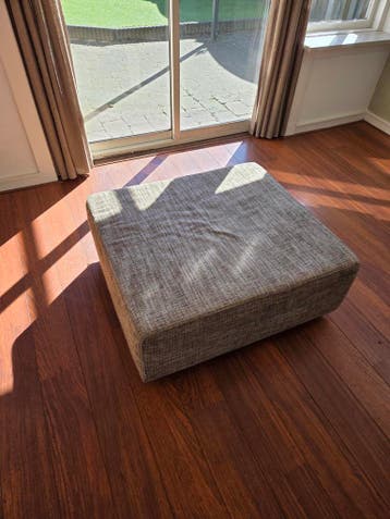 Stoffen poef/voetenbank - Comfortabel en stijlvol