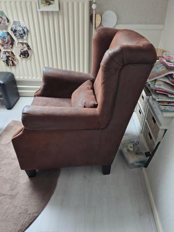 Lekker zittende Fauteuil, gratis.