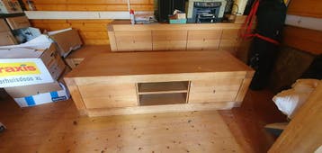 Tv meubel massief eikenhout