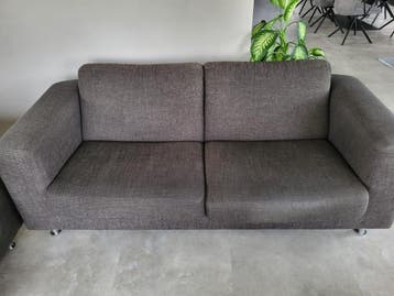GRATIS set van 2 banken en 2 fauteuils - donkerbruin