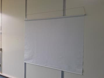 Diascherm / projectie scherm (rolgordijn)