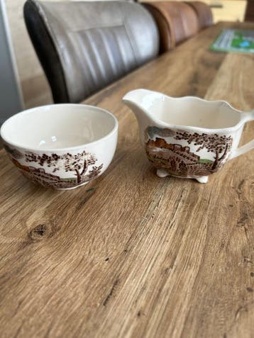 Suiker en melk kannetje