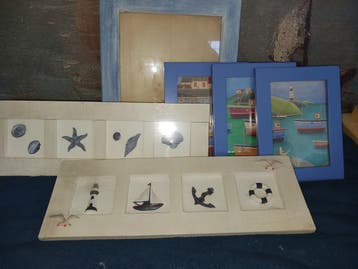 Fotolijstjes set met maritiem thema