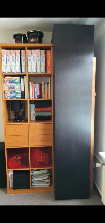 Ikea kledingkast bruin