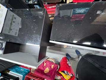 2x IKEA Besta Dressoir Kasten met Glazen Bovenkant