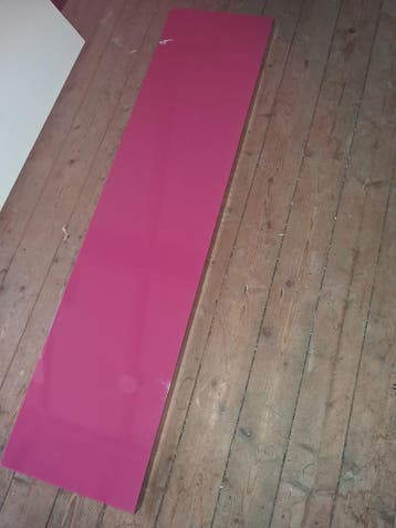 Roze wandplank (2 stuks)