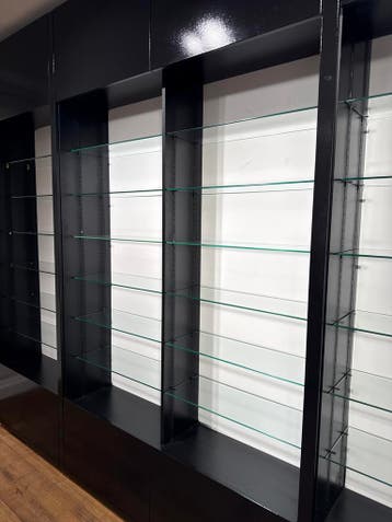 GRATIS AFHALEN! 191 glasplaten, 24cm diep, diverse lengtes