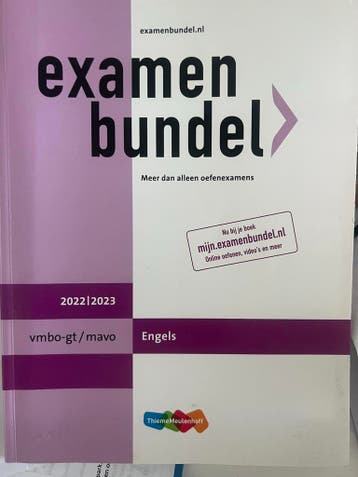 Examenbundel Engels vmbo-gt/mavo 2022/2023