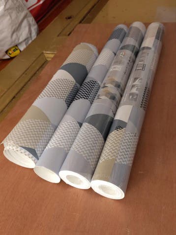 IKEA RUMSVARM behang, 2 rollen plus extras