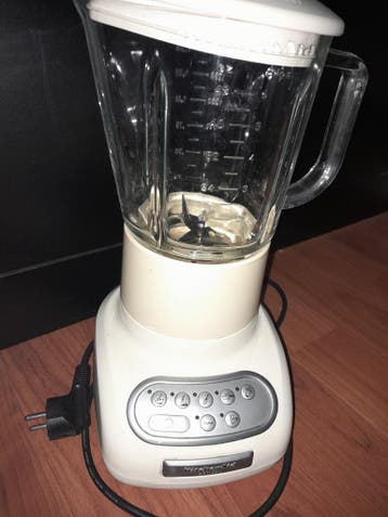 KitchenAid Artisan blender gratis. deels defect.