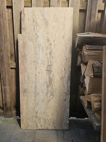 Natuur steen travertin plaat gratis